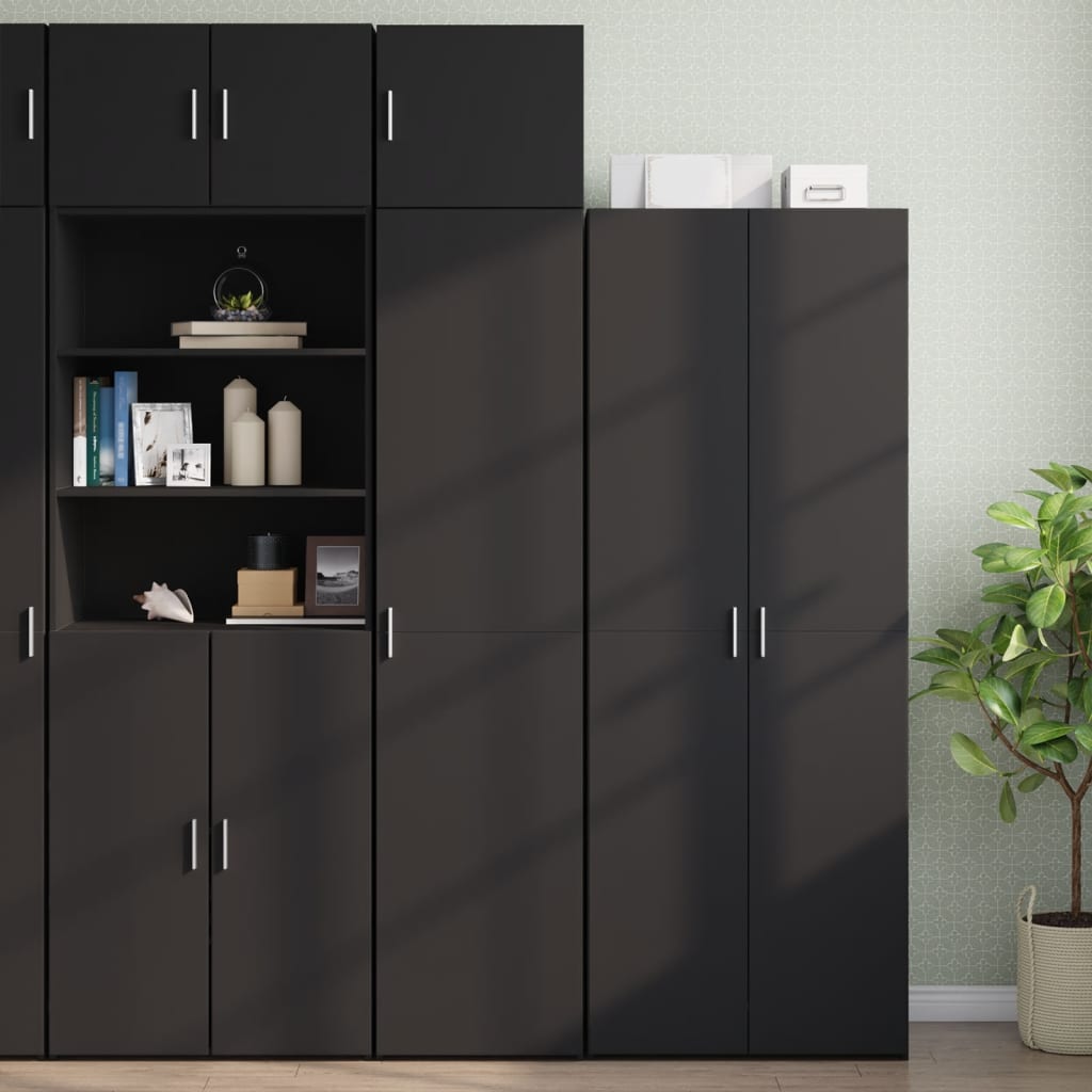 Opbergkast Smal 45X42,5X225 Cm Bewerkt Hout