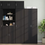 Opbergkast Smal 45X42,5X225 Cm Bewerkt Hout