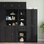 Opbergkast Smal 45X42,5X225 Cm Bewerkt Hout