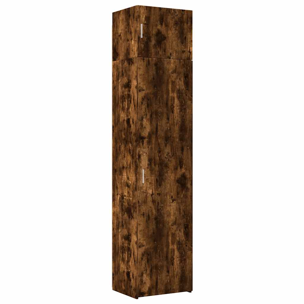 Opbergkast Smal 50X42,5X225 Cm Bewerkt Hout Kleur