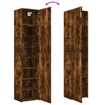 Opbergkast Smal 50X42,5X225 Cm Bewerkt Hout Kleur
