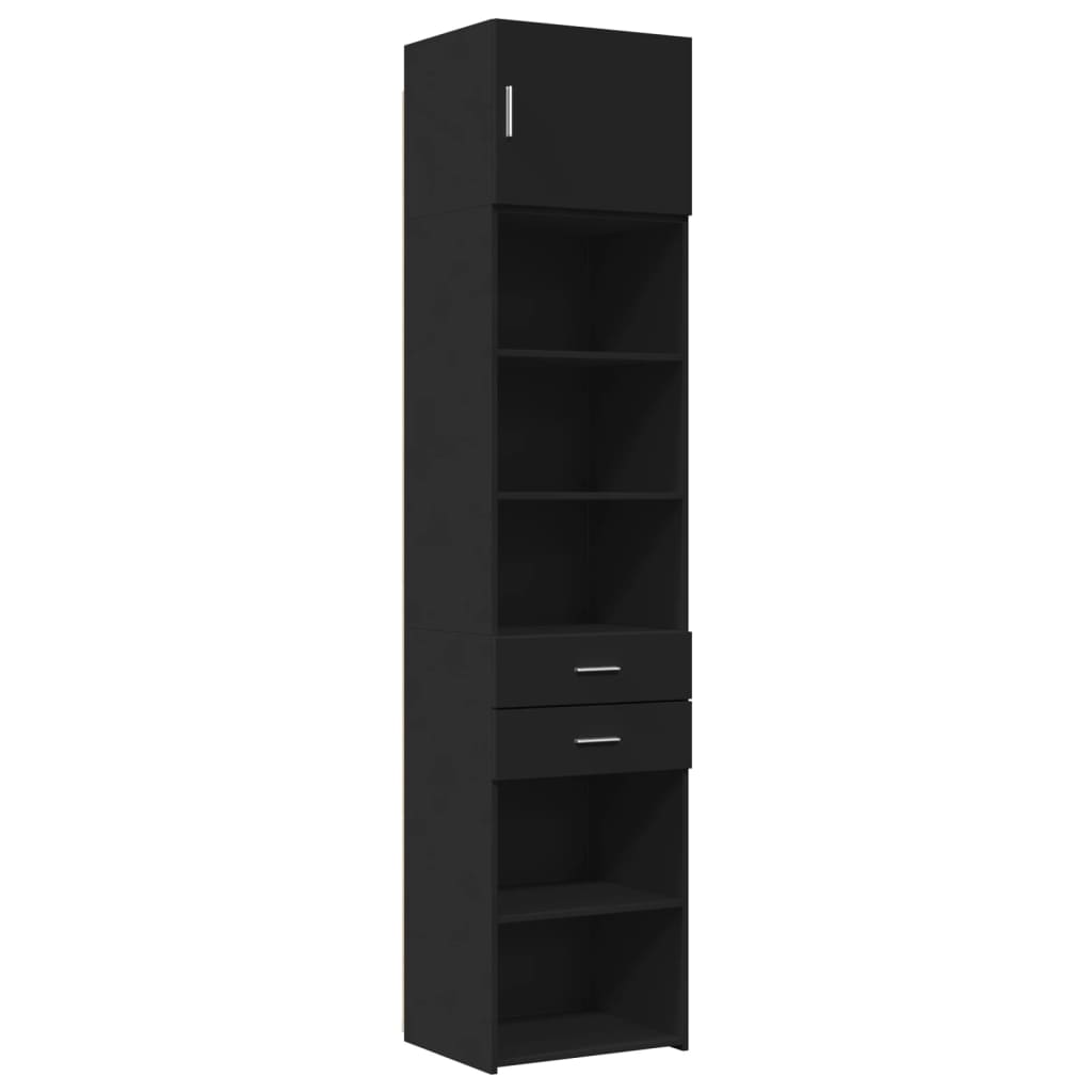 Opbergkast Smal 50X42,5X225 Cm Bewerkt Hout