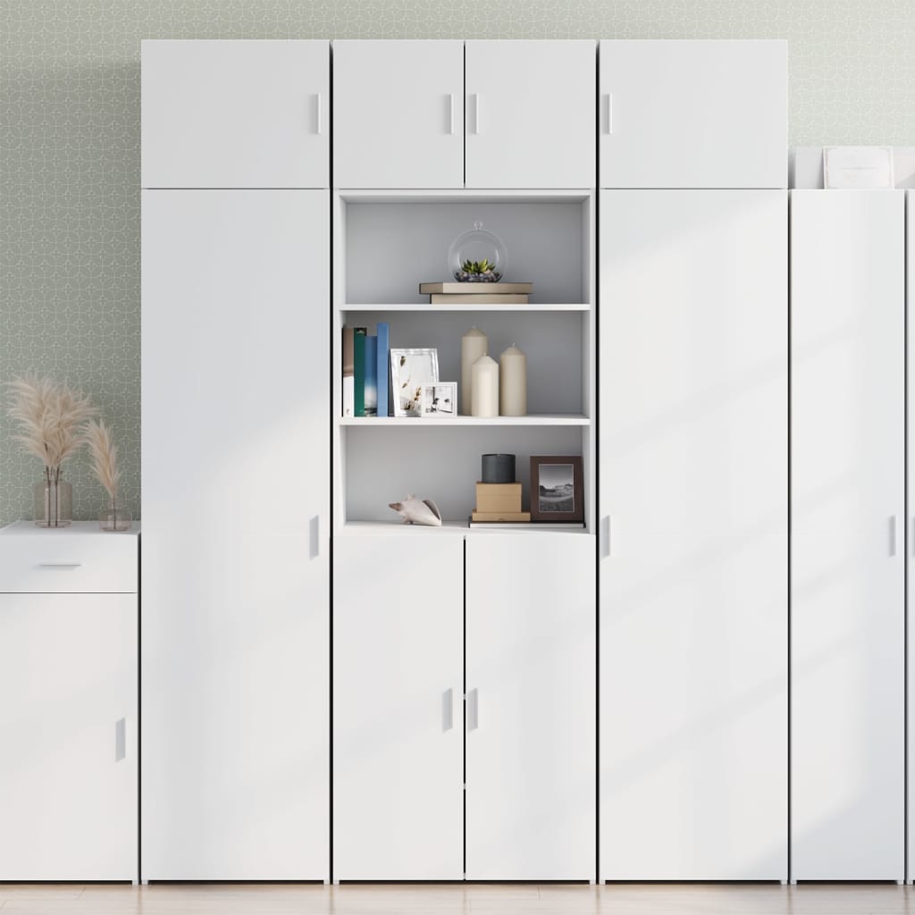 Opbergkast 70X42,5X225 Cm Bewerkt Hout