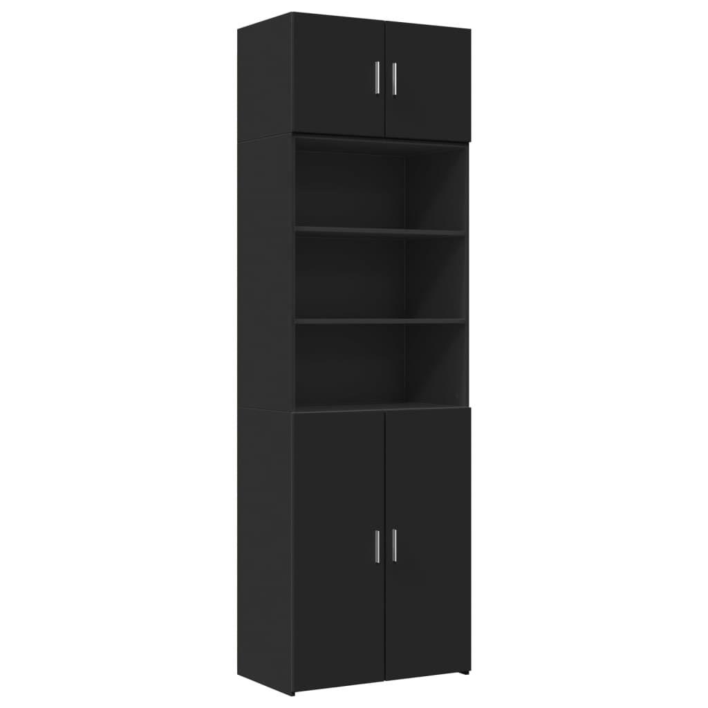 Opbergkast 70X42,5X225 Cm Bewerkt Hout