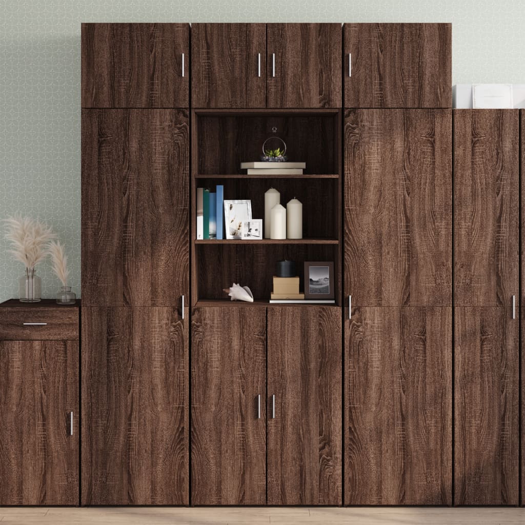 Opbergkast 70X42,5X225 Cm Bewerkt Hout
