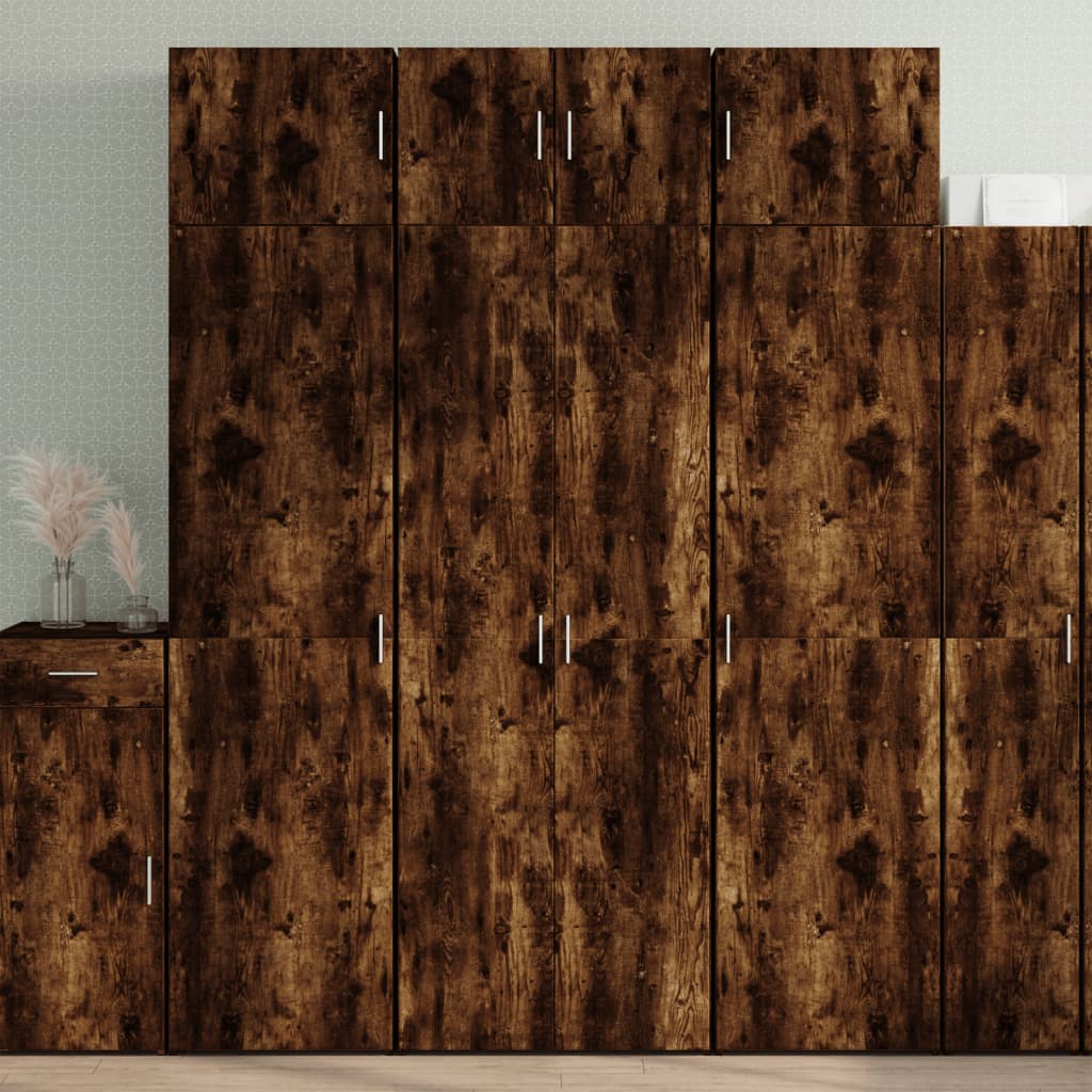 Opbergkast 70X42,5X225 Cm Bewerkt Hout Ig