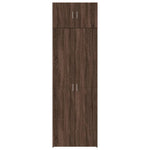 Opbergkast 70X42,5X225 Cm Bewerkt Hout Ig
