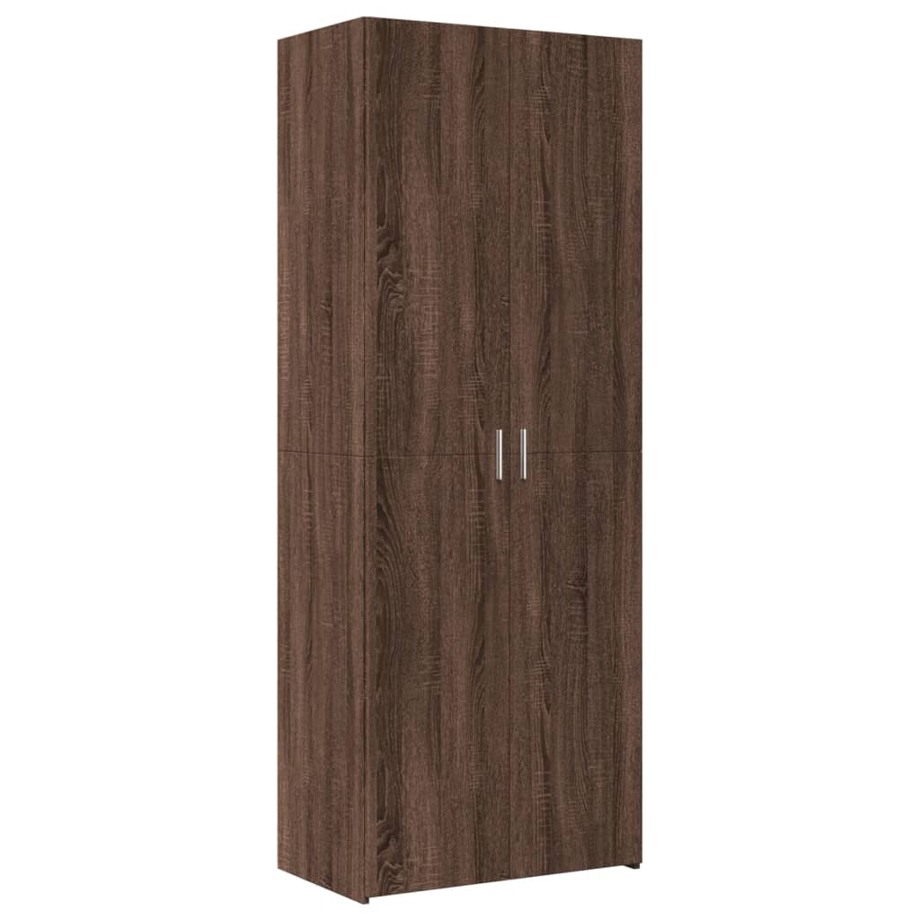 Opbergkast 70X42,5X225 Cm Bewerkt Hout Ig