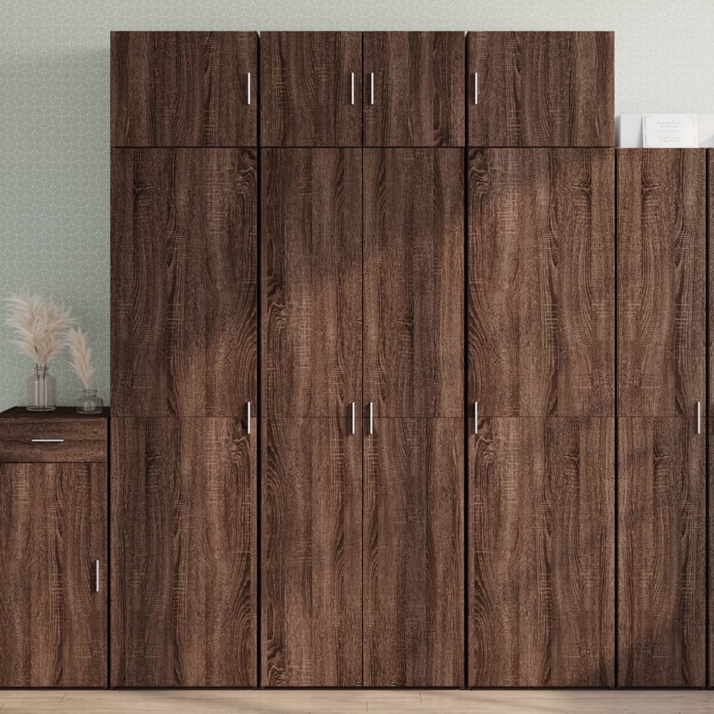 Opbergkast 70X42,5X225 Cm Bewerkt Hout Ig