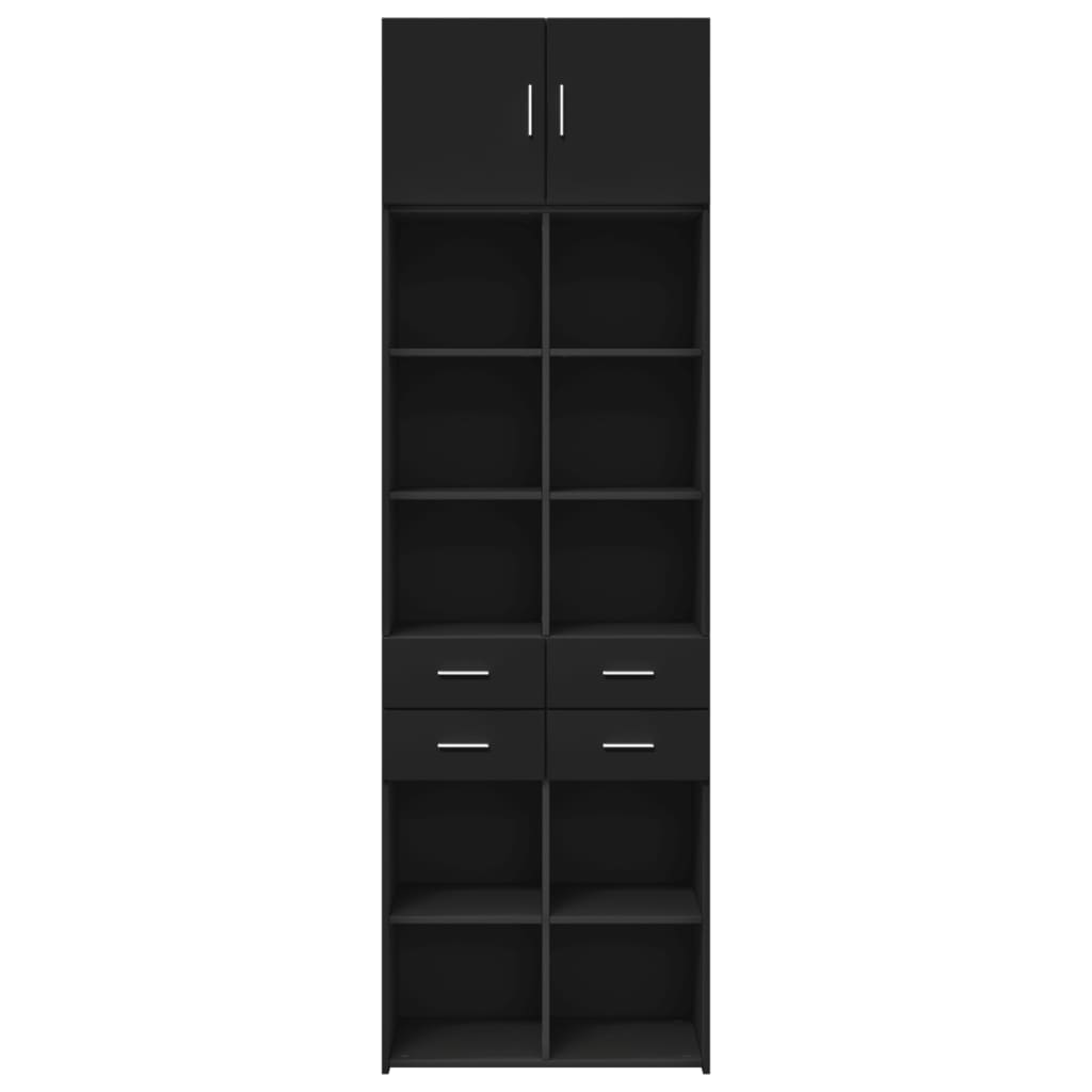 Opbergkast 70X42,5X225 Cm Bewerkt Hout