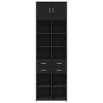 Opbergkast 70X42,5X225 Cm Bewerkt Hout