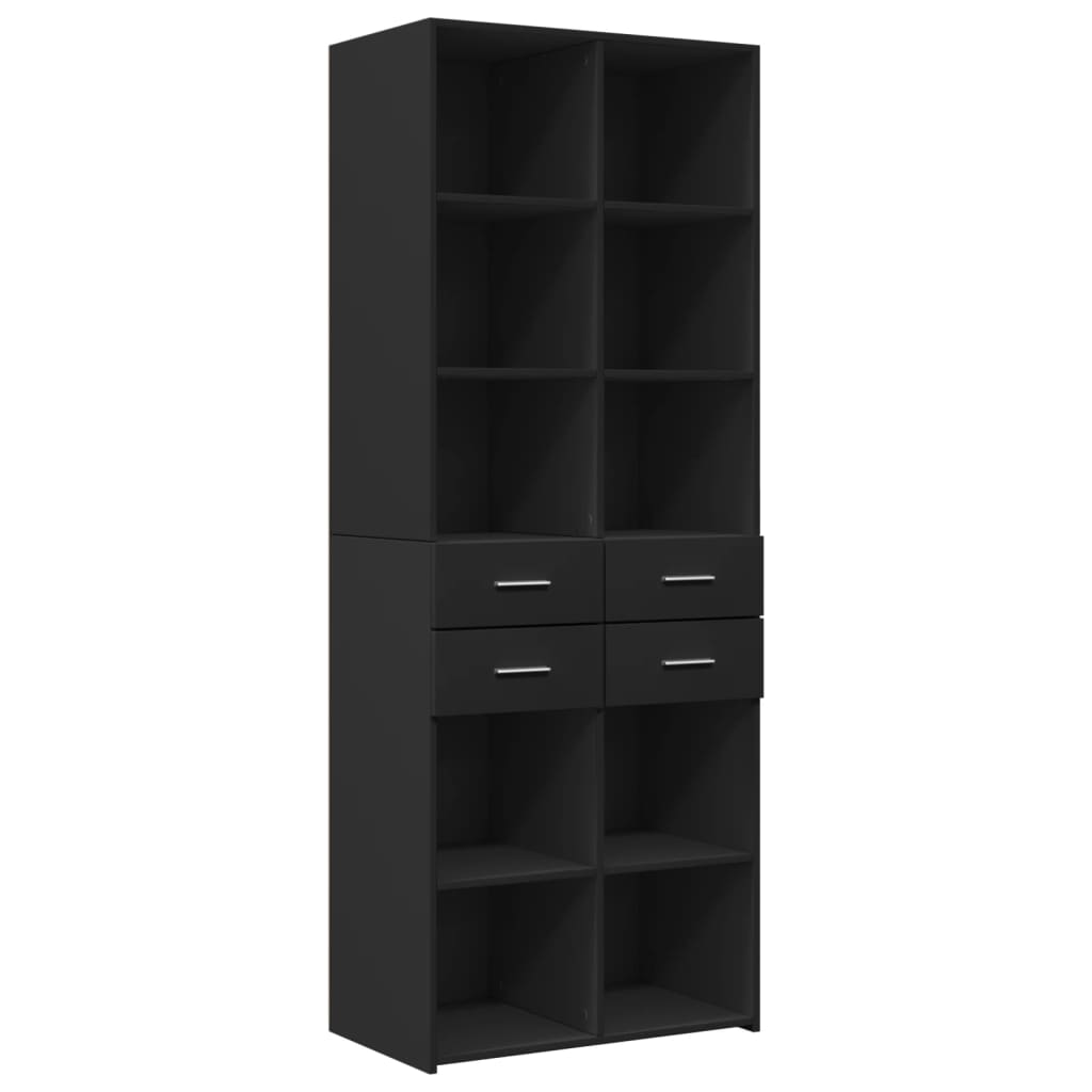 Opbergkast 70X42,5X225 Cm Bewerkt Hout