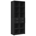 Opbergkast 70X42,5X225 Cm Bewerkt Hout