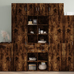 Opbergkast 70X42,5X225 Cm Bewerkt Hout
