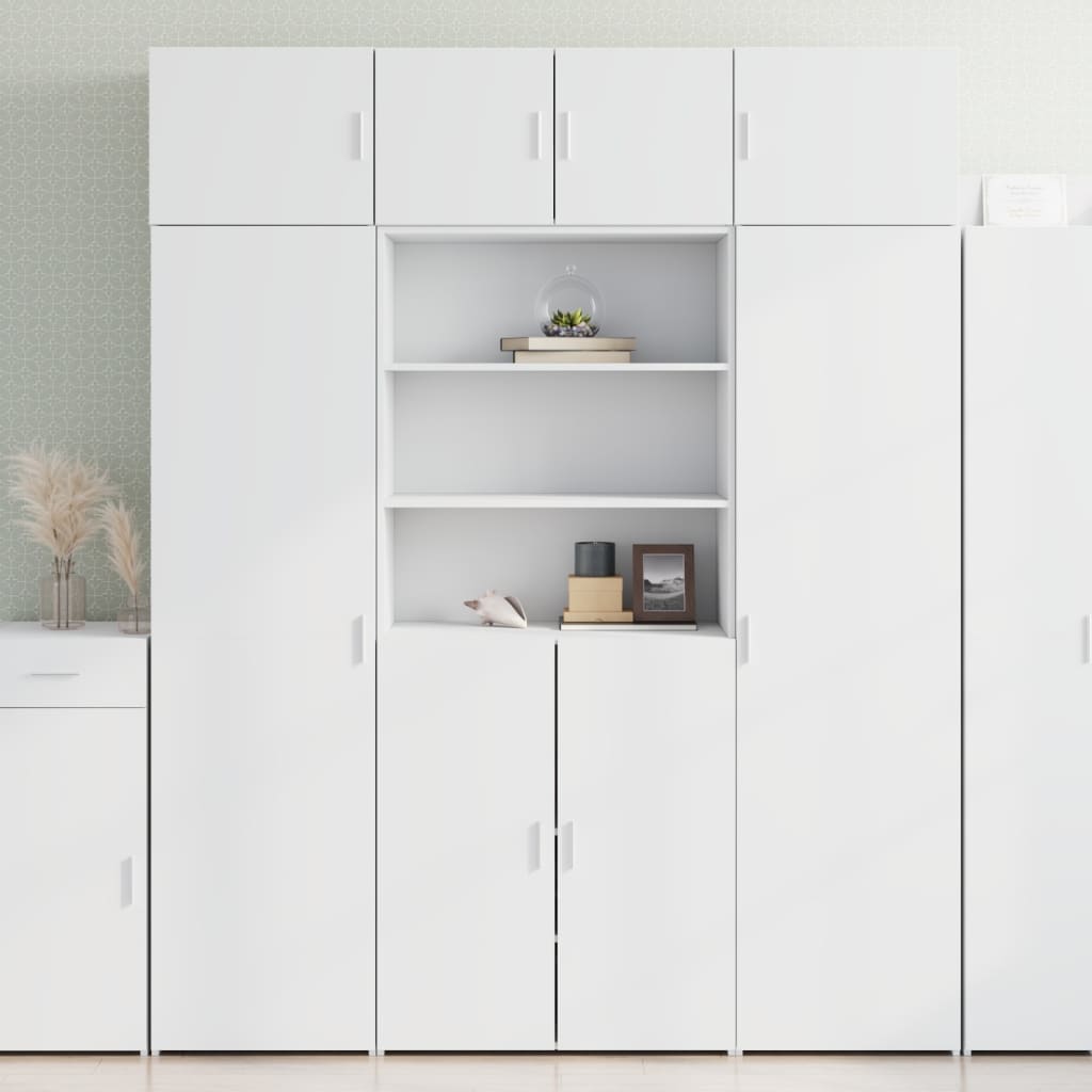 Opbergkast 80X42,5X225 Cm Bewerkt Hout Ig