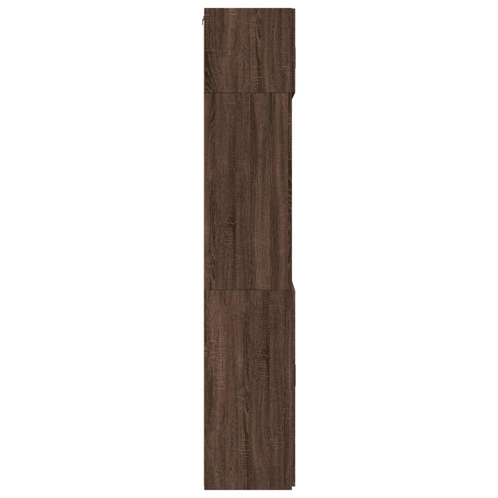 Opbergkast 80X42,5X225 Cm Bewerkt Hout Ig