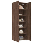 Opbergkast 80X42,5X225 Cm Bewerkt Hout Ig