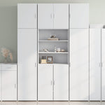Hoge Kast 80X42,5X249 Cm Bewerkt Hout Kleurig