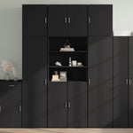 Hoge Kast 80X42,5X249 Cm Bewerkt Hout Kleurig