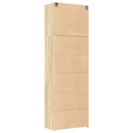 Hoge Kast 80X42,5X249 Cm Bewerkt Hout Kleurig