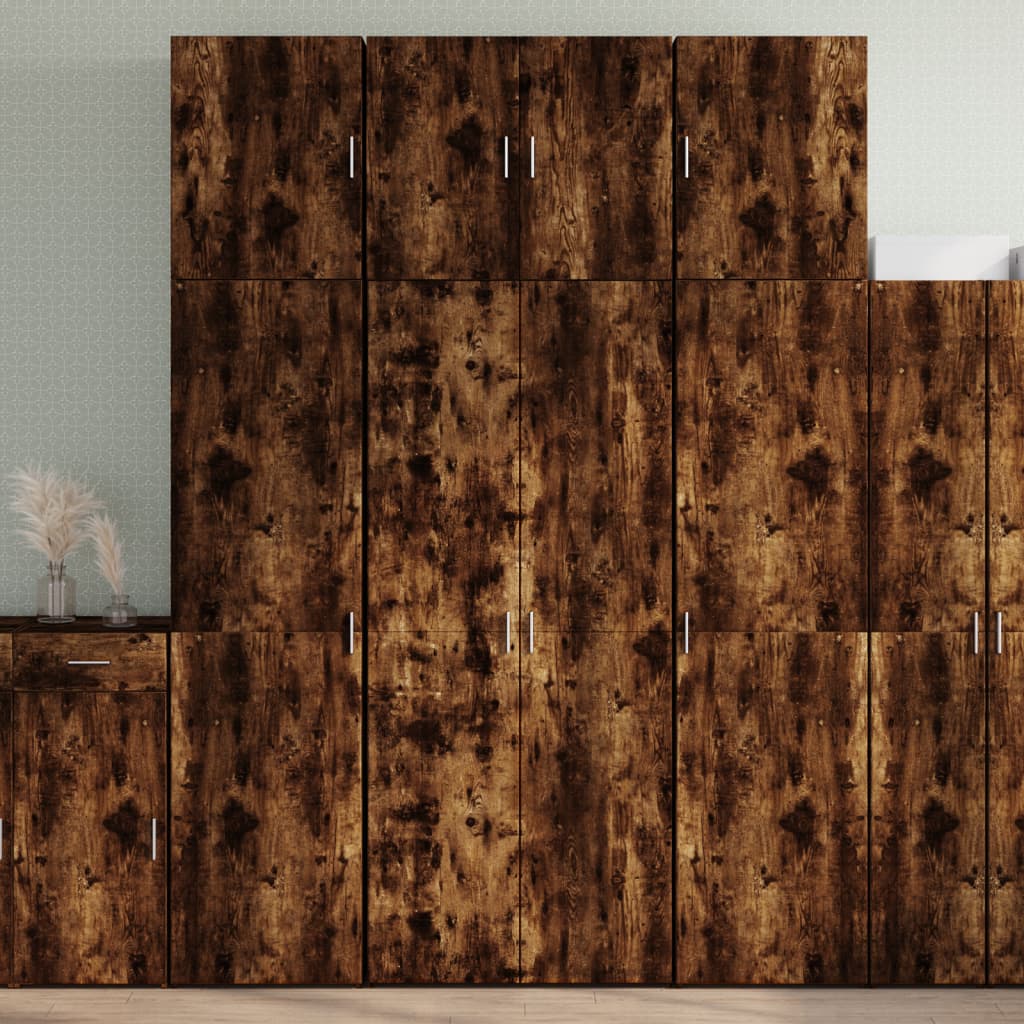 Hoge Kast 80X42,5X249 Cm Bewerkt Hout