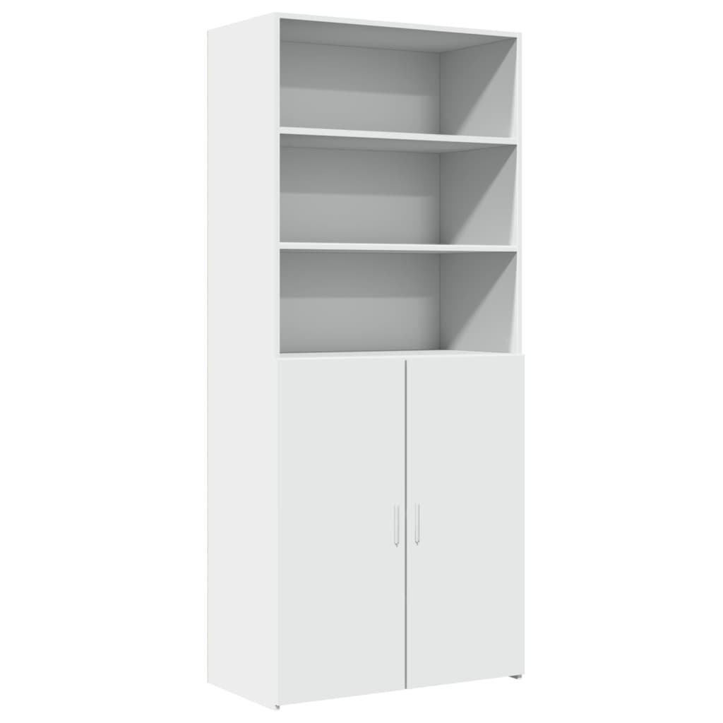 Hoge Kast 80X42,5X185 Cm Bewerkt Hout