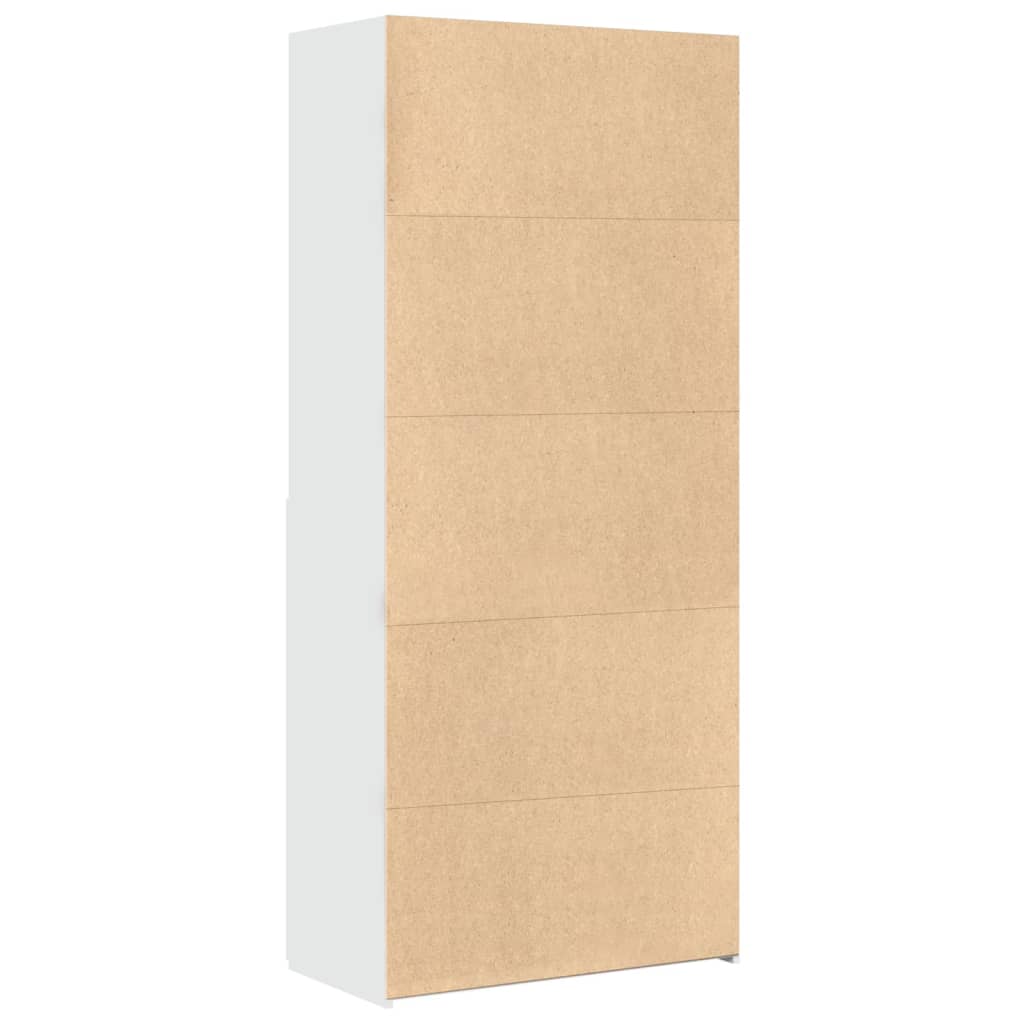 Hoge Kast 80X42,5X185 Cm Bewerkt Hout