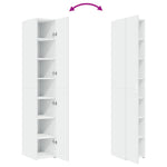 Hoge Kast 30X42,5X185 Cm Bewerkt Hout