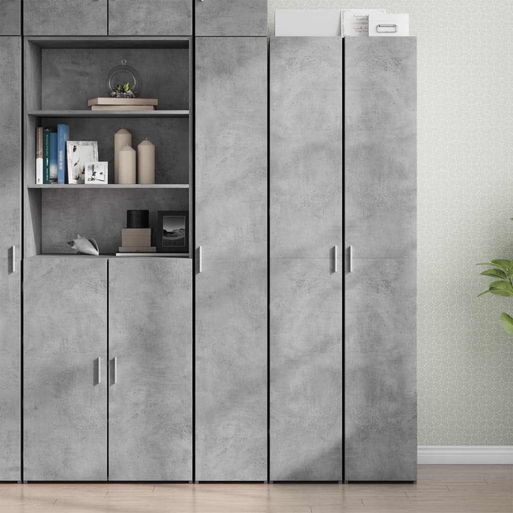 Hoge Kast 30X42,5X185 Cm Bewerkt Hout