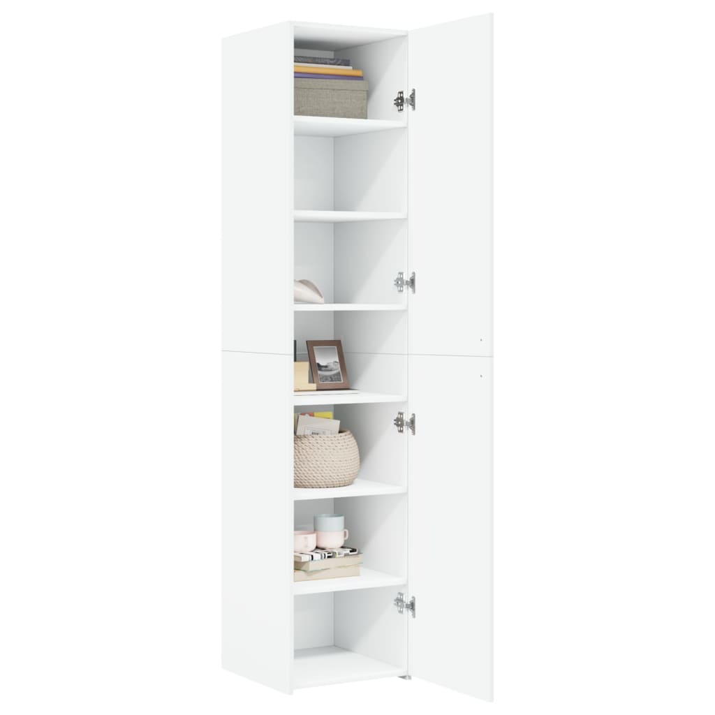 Hoge Kast 40X42,5X185 Cm Bewerkt Hout