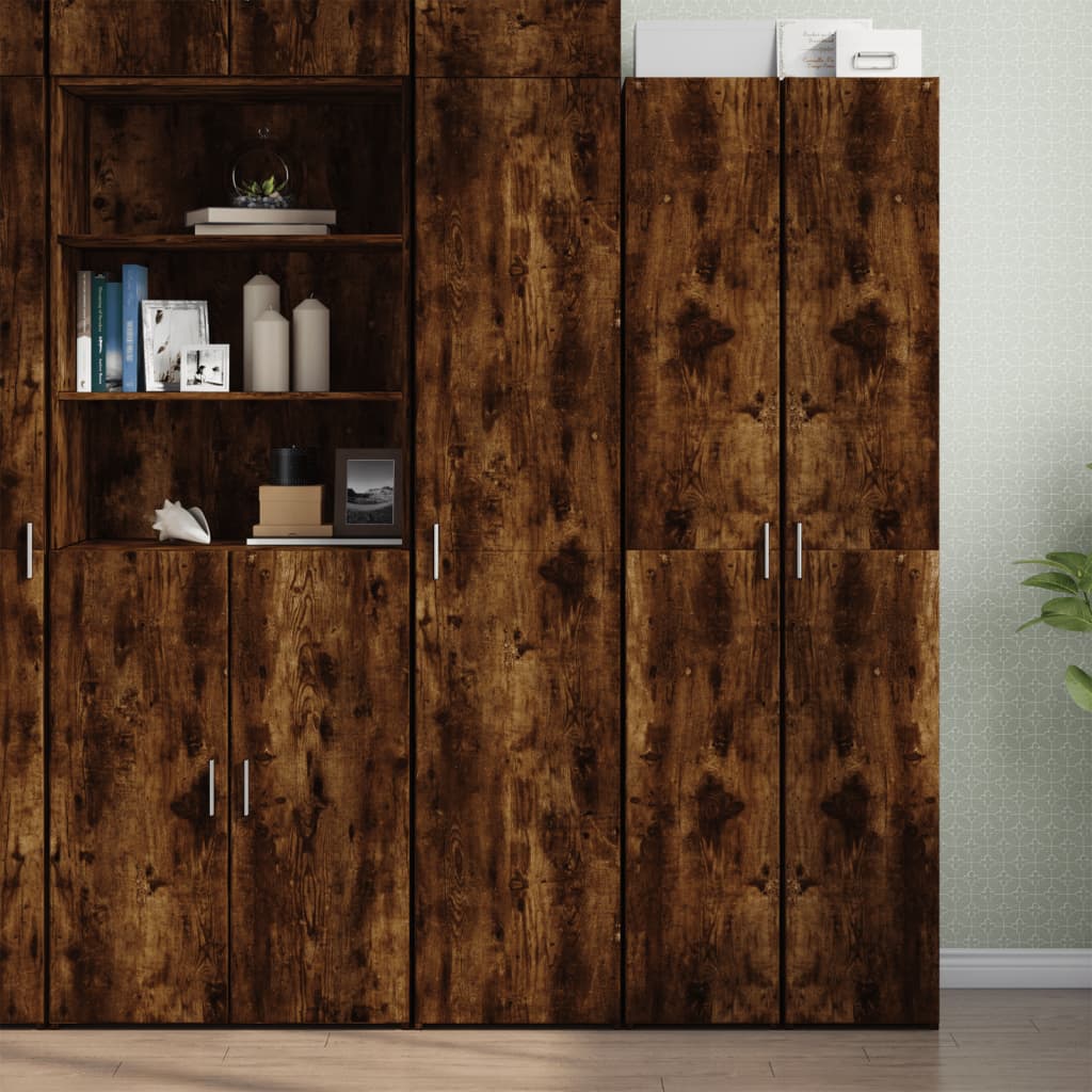 Hoge Kast 40X42,5X185 Cm Bewerkt Hout