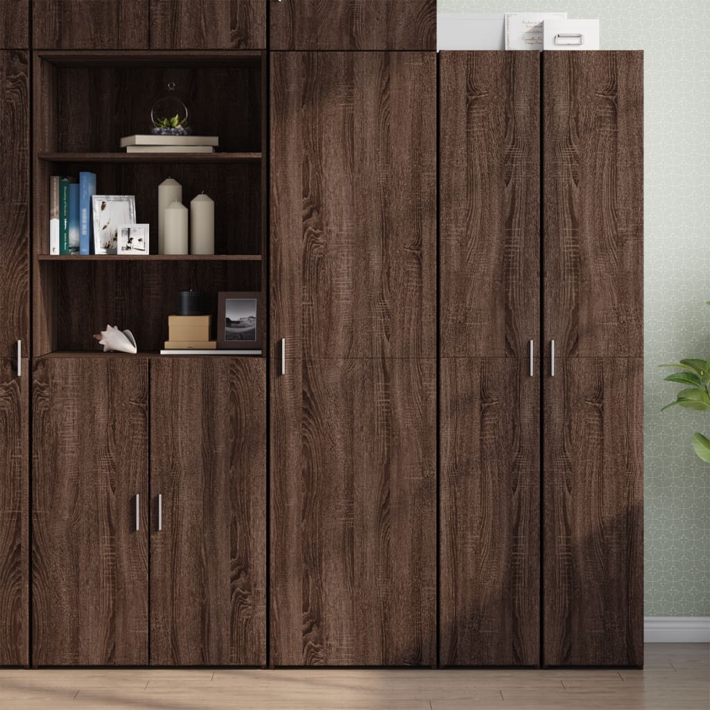 Hoge Kast 50X42,5X185 Cm Bewerkt Hout