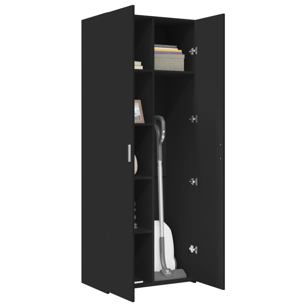Hoge Kast 70X42,5X185 Cm Bewerkt Hout