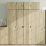 Hoge Kast 70X42,5X185 Cm Bewerkt Hout