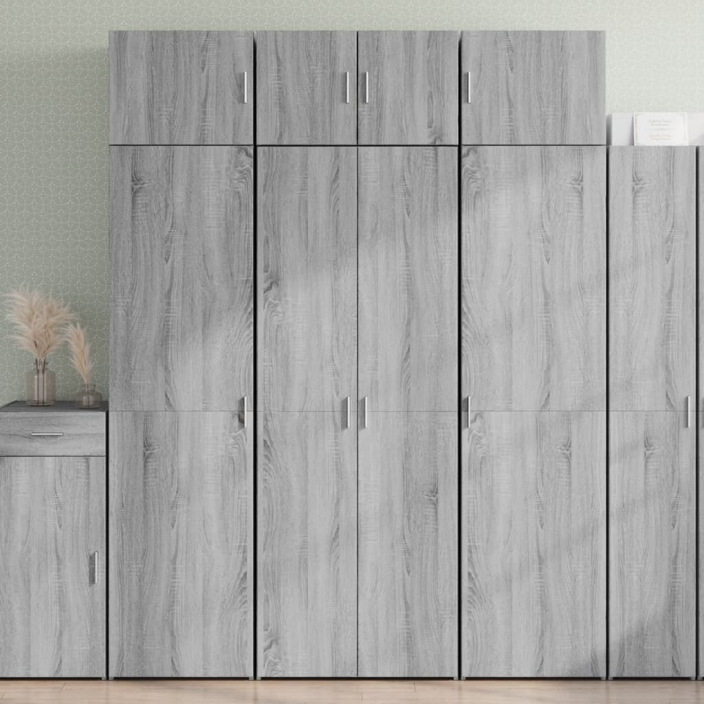 Hoge Kast 70X42,5X185 Cm Bewerkt Hout