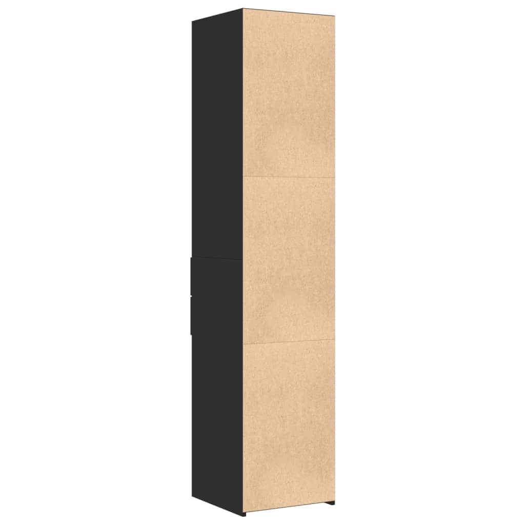Hoge Kast 40X42,5X185 Cm Bewerkt Hout