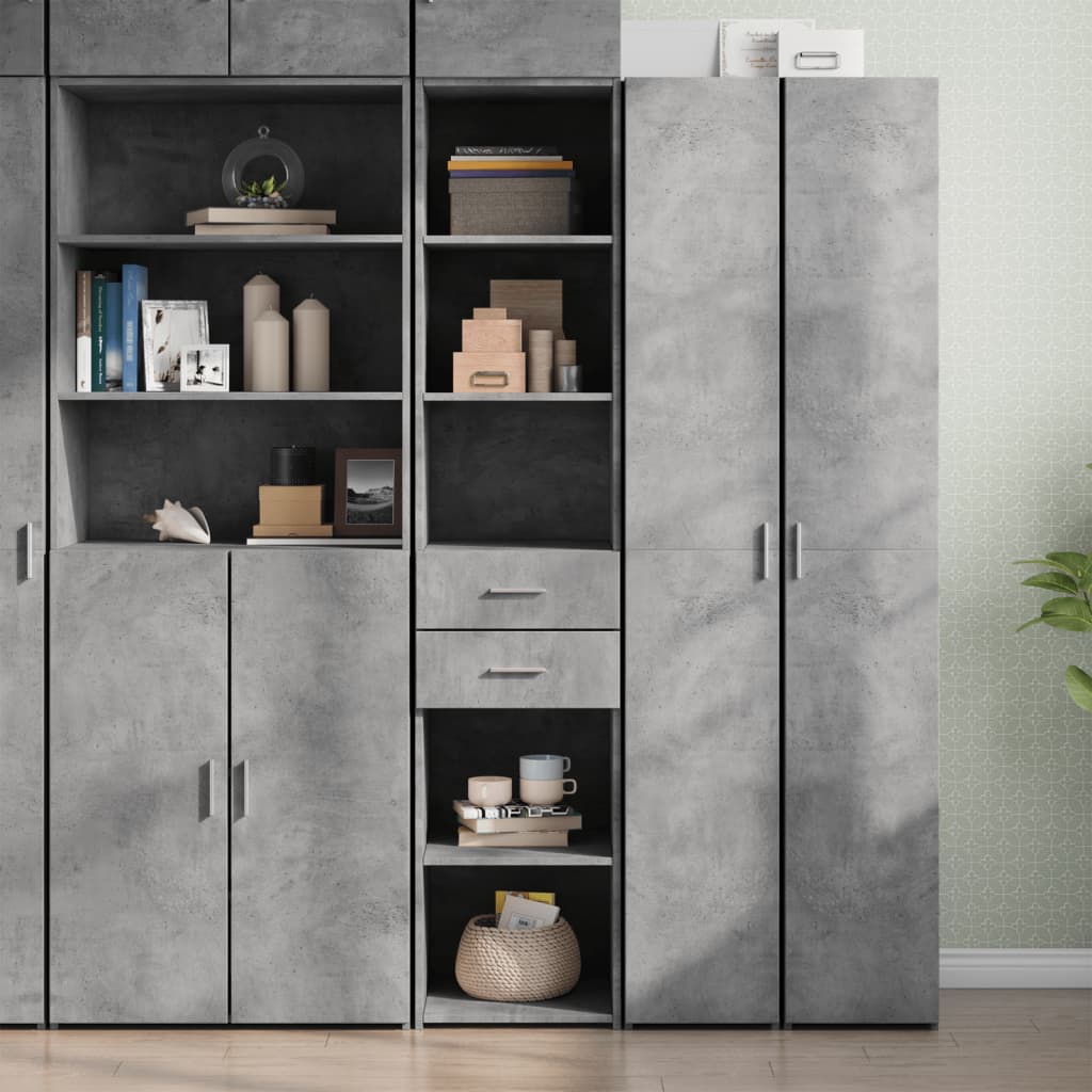 Hoge Kast 40X42,5X185 Cm Bewerkt Hout