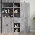 Hoge Kast 40X42,5X185 Cm Bewerkt Hout