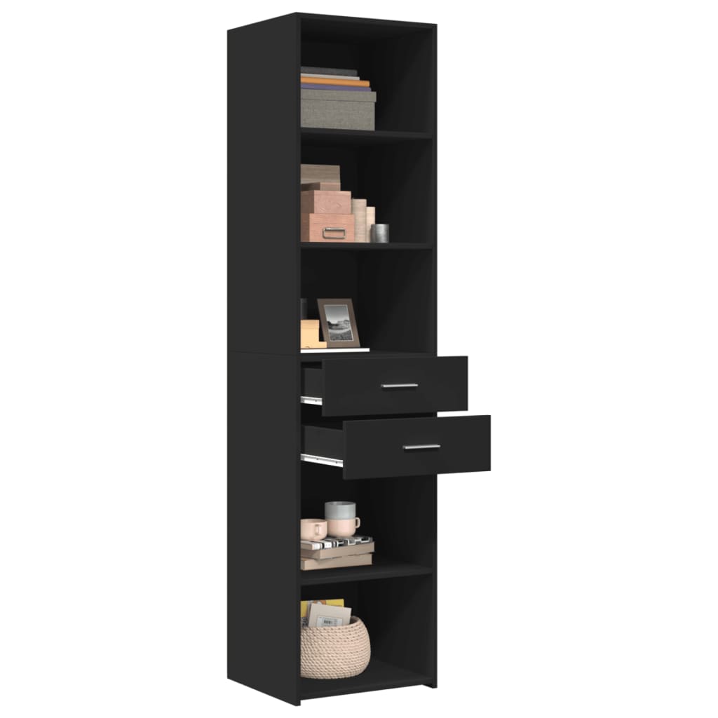 Hoge Kast 45X42,5X185 Cm Bewerkt Hout