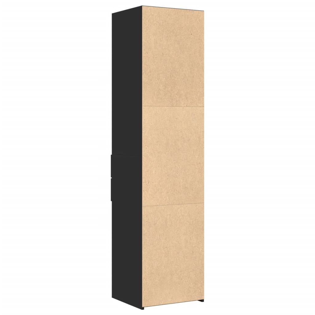 Hoge Kast 45X42,5X185 Cm Bewerkt Hout