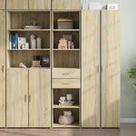 Hoge Kast 45X42,5X185 Cm Bewerkt Hout