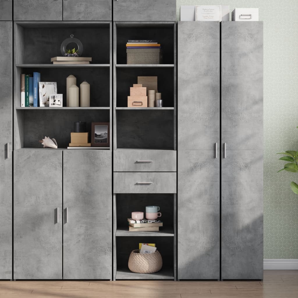 Hoge Kast 45X42,5X185 Cm Bewerkt Hout