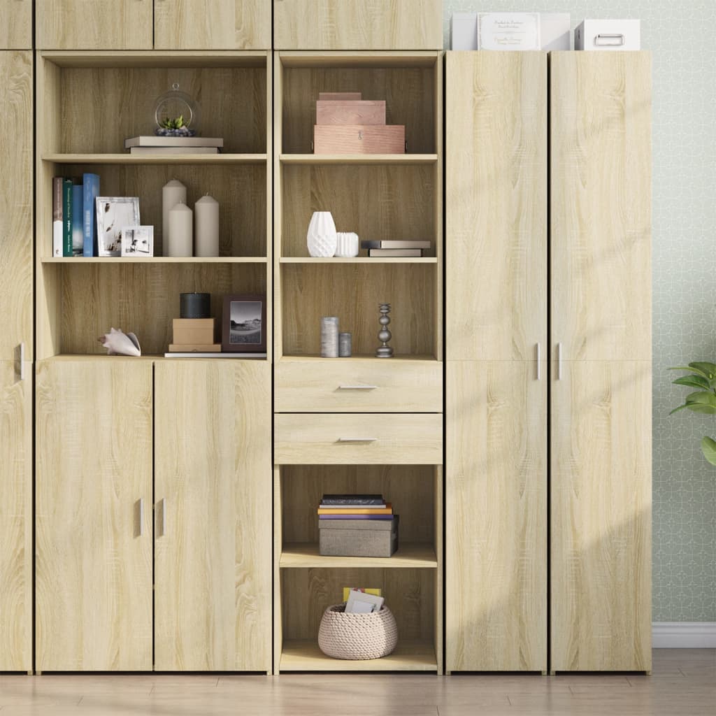 Hoge Kast 50X42,5X185 Cm Bewerkt Hout