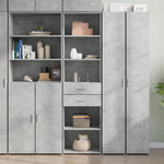 Hoge Kast 50X42,5X185 Cm Bewerkt Hout