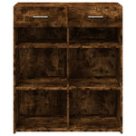 Dressoir 80X42,5X93 Cm Bewerkt Hout Kleurig