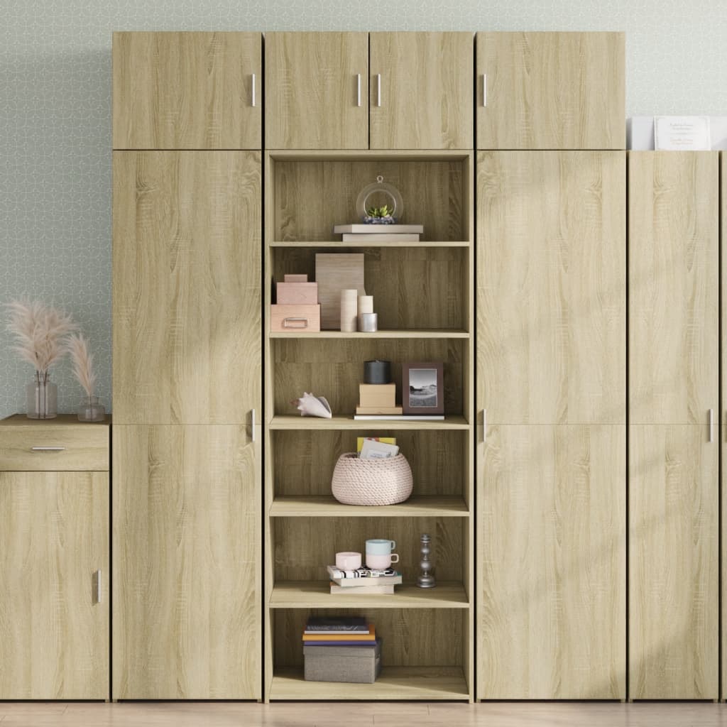 Hoge Kast 70X41X185 Cm Bewerkt Hout