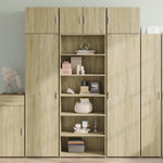 Hoge Kast 70X41X185 Cm Bewerkt Hout