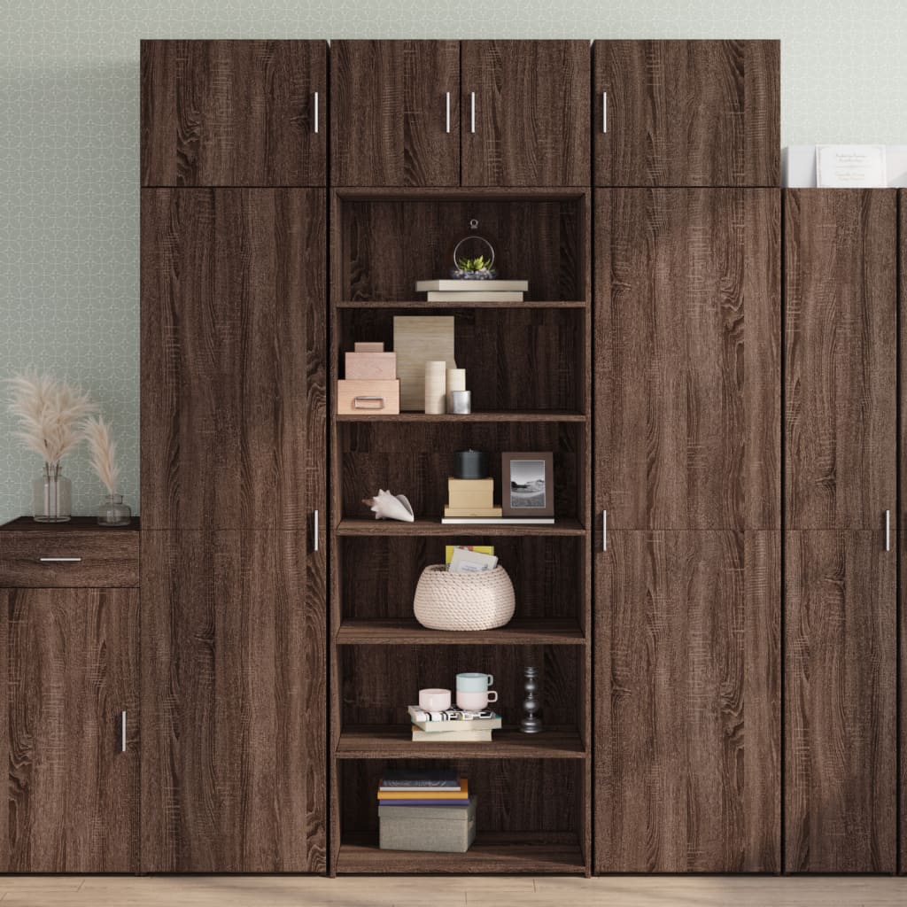 Hoge Kast 70X41X185 Cm Bewerkt Hout