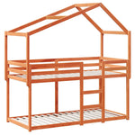 Stapelbed Met Bedhuis Massief Grenenhout