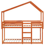 Stapelbed Met Bedhuis Massief Grenenhout